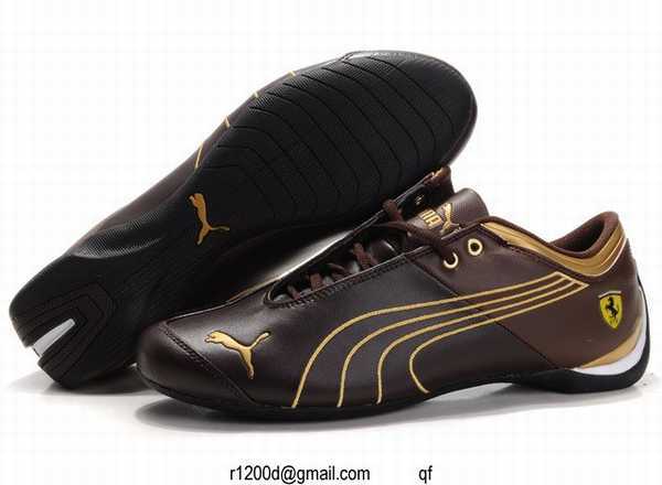 puma ferrari marron