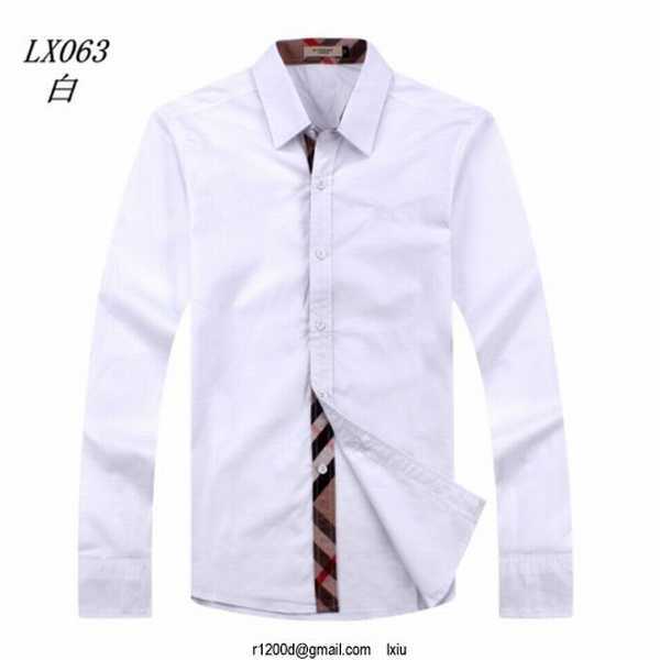 chemise burberry blanche